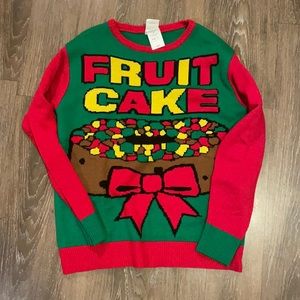 Holiday sweater for an ugly sweater party.